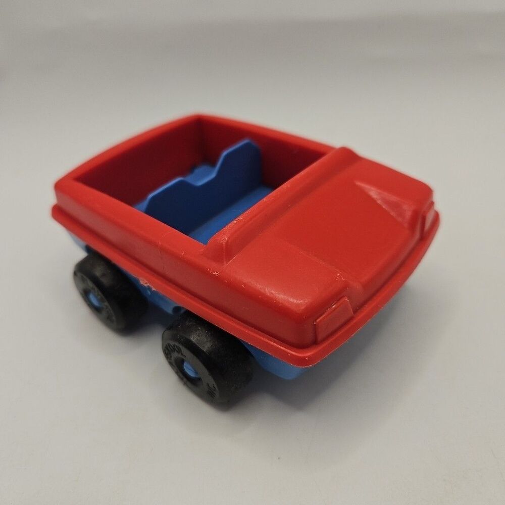 Vintage PLAYSKOOL Familiar Places & Friends Red & Blue Car #480 Replacement Part